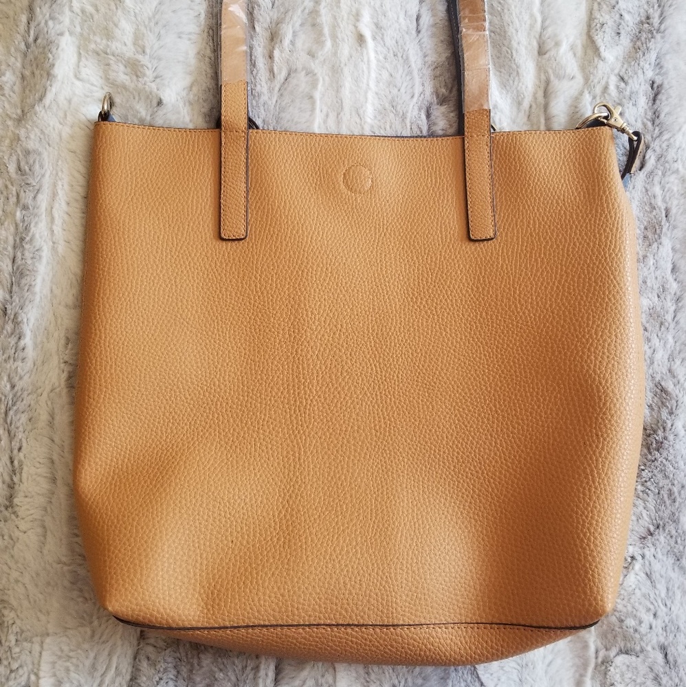 ❌SOLD❌ Brown/Blue Reversible Tote - Picture 6 of 7